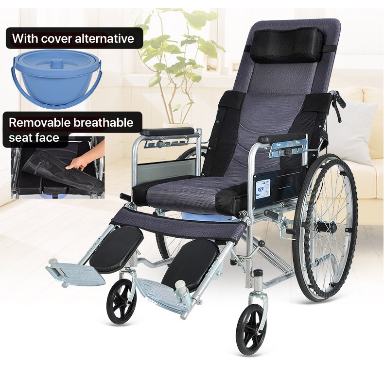 High back wheelchair