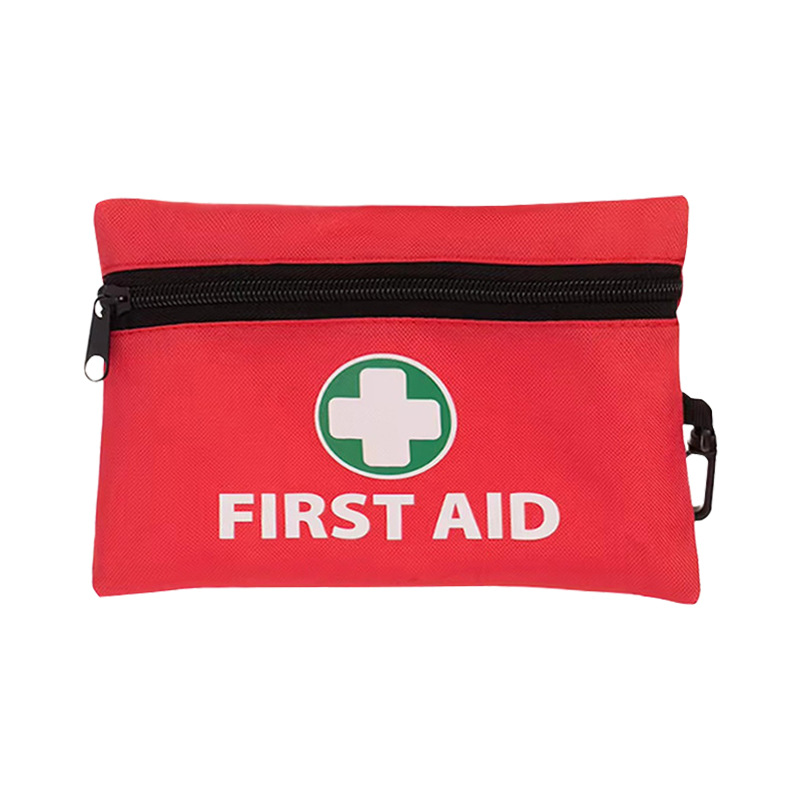 first aid kit with emergency medical supplies