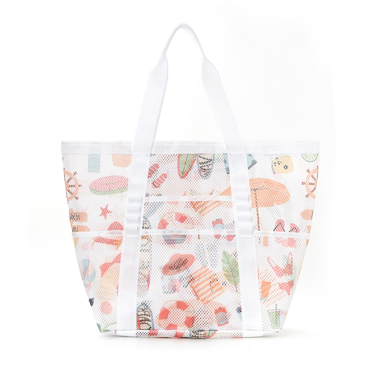 Polyester Large Travel Handheld Beach Bag