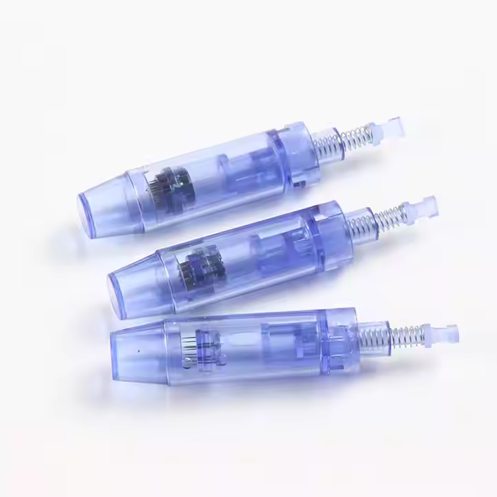 Disposable Mico Needing 9 12 24 36 Round Nano Blue Long Bayonet Needle Cartridges for A1 A6 N2 MYM M5 M7 Machine Skin Care