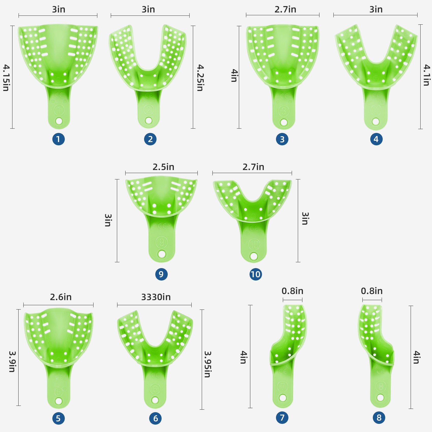 Plastic Dental Tray