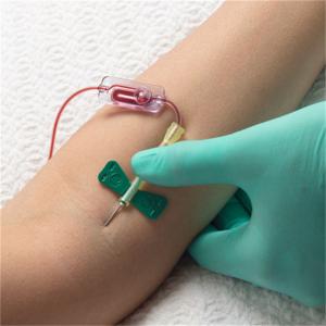 Disposable Use 18g 21g 22g 23g 25g Single or Two-Winged Butterfly Blood Collection Needle Set With Luer Adapter