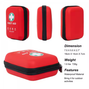 Portable Mini Hardcase First-Aid Kit