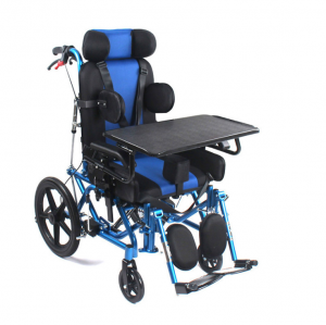 medical foldable lightweight adjustable manual wheelchairs with meal board price for cerebral palsy 2~12 years children