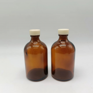 Amber Clear Injection Molded Glass Vials
