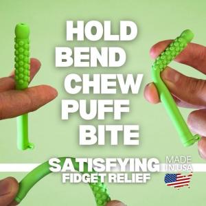 Silicone Chewable Breathing Sticks