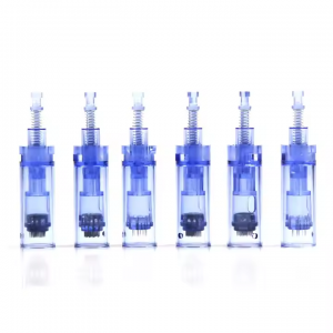 Disposable Mico Needing 9 12 24 36 Round Nano Blue Long Bayonet Needle Cartridges for A1 A6 N2 MYM M5 M7 Machine Skin Care