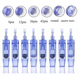 Derma Pen M8 Cartridge 11/16/24/ 36/42/ Round Nano Bayonet Cartridges Needle MTS Micro Skin Microneedling Cartridges