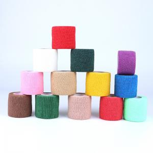 Medical self-adhesive elastic bandage