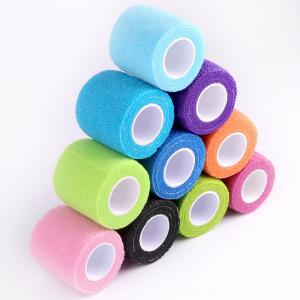 Medical self-adhesive elastic bandage